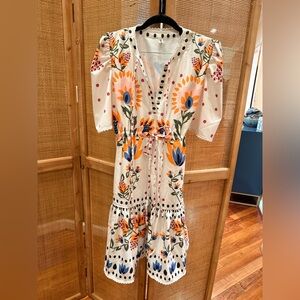 Ing Polka Dot Blouse with Black Accents